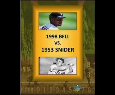 MLB Single-Season All-Time All-Star Quiz Albert Belle vs. Duke Snider #mlbshorts #baseballtrivia