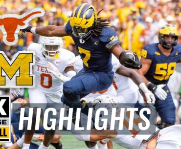 No. 3 Texas Longhorns vs. No. 10 Michigan Wolverines Highlights | FOX College Football