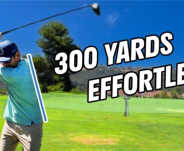 Golfer Hits 300 Yard Drive With A Simple Swing Tip