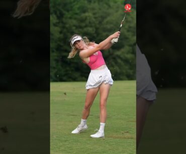 Grace charis golf shot video | grace charis #gracecharis #short