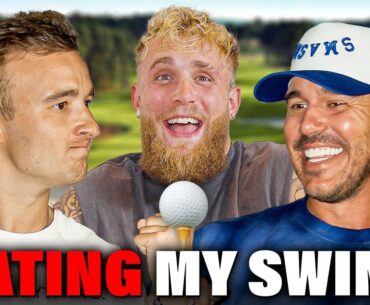 Brooks Koepka & Jake Paul RATE my golf swing