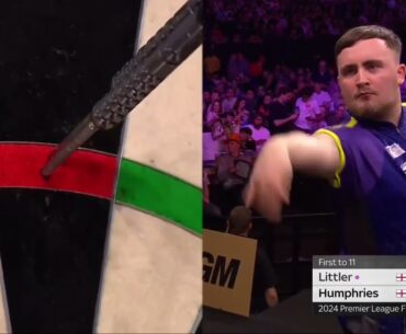 LUKE LITTLER HITS A NINE DARTER IN THE PREMIER LEAGUE FINAL!