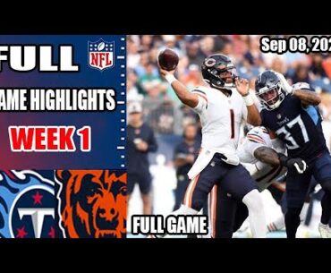 Titans vs Bears WEEK 1 FULL GAME 2nd-Qtr 09/08/24 | NFL Highlights 2024