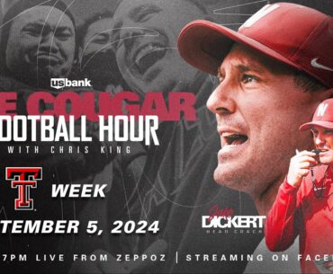 WSU Football: The Cougar Football Hour with Jake Dickert | Texas Tech Week | 9/5/2024