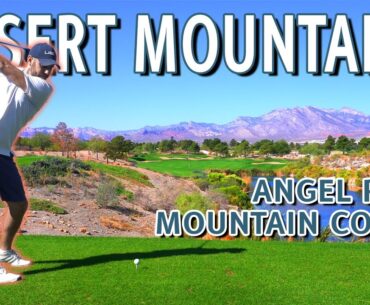 UNREAL Desert Mountain Golf @ Angel Park! Las Vegas Golf Course VLOG | Shot Tracers