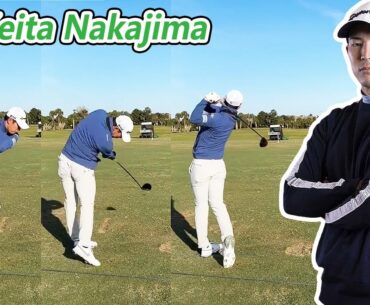 中島啓太 Keita Nakajima 日本の男子ゴルフ スローモーションスイング!!!