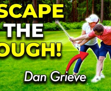 DAN GRIEVE ON HOW TO ESCAPE BAD LIES! Lesson With 8-Handicap Jess Ratcliffe