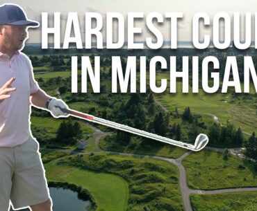 Top 20 Toughest Golf Course In America? - Riggs Vs Grand Traverse, Bear Course, 9th Hole