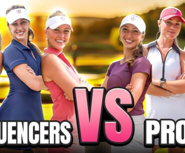 Influencers VS Pros Golf Showdown  | Losers Eat the World’s Hottest Pepper | Golf Girl Games