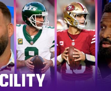 Aaron Rodgers throws for TD, INT in Jets MNF loss, did 49ers put league on notice? | THE FACILITY