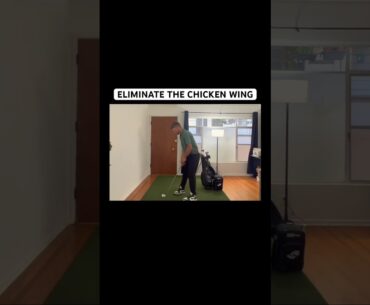 ELIMINATE THE CHICKEN WING IN YOUR GOLF SWING! Full video on my channel. #golf #foryou #golftips