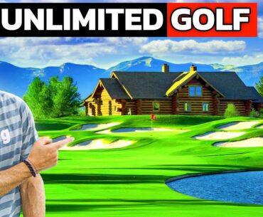 We Rented this EPIC Mansion with UNLIMITED GOLF!