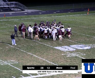 HSFB Game of the Week - White County vs Stone Memorial