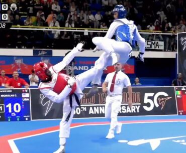 Cj Nickolas - Best Taekwondo Fight || 10 Best Fight || Highlights