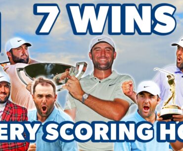 EVERY scoring hole from ALL of Scottie Scheffler’s wins in 2024