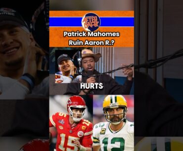 Patrick Mahomes ruins Aaron Rodgers legacy? 🤔 #shorts #sports #nfl #football #patrickmahomes #fyp