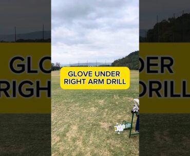 RIGHT ARM GLOVE DRILL | #zachriddlegolf #golf #golfswing #golftechnique #golfinstruction #golfer