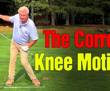 Master The Correct Knee Motion in your Golf Swing