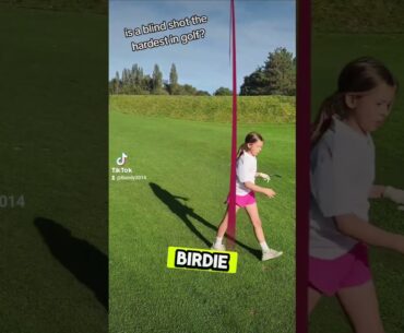 what's the hardest shot in golf?? #girls #golf #fyp #juniors #KahmaGolf