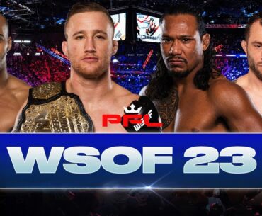 JUSTIN GAETHJE V LUIS PALOMINO II 🤜💥🤛 | WSOF 23 Re-Air | PFL