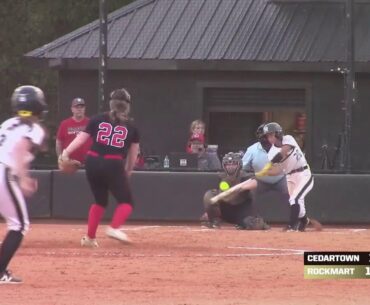 SOFTBALL: Cedartown Lady Dawgs at Rockmart Yellow Jackets