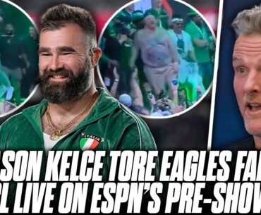 Jason Kelce Actually (Maybe) Tore A Guy's ACL Live On ESPN... | Pat McAfee Reacts