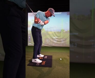 How To Stop Coming Over The Top For Perfect Golf Strikes - Easy Swing Drill!