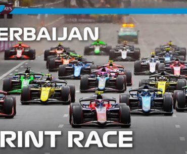 F2 Sprint Race Highlights | 2024 Azerbaijan Grand Prix