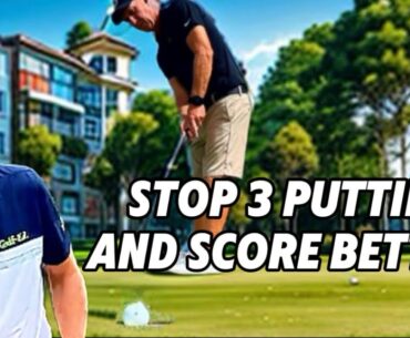 STOP 3 Putts, And Play Better Golf! A Simple Drill #golf #putting #shortgame #golflife