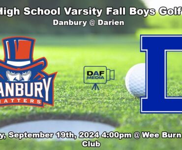 Darien Varsity Boys Golf vs. Danbury