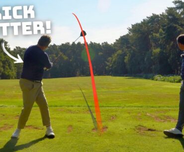 Fix your SLICE and more! Dan talks SIMPLE swing fixes with World Trickshot Champion, Geoff Swain!