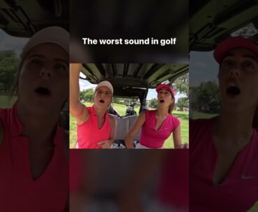 The worst sound in golf #golf #golfgirls