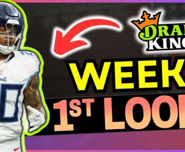 DRAFTKINGS NFL DFS - Week 3 - 1st Look Build