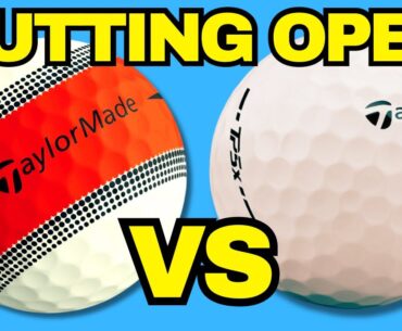 Tour Response Cut Open VS TaylorMade TP5x Golf Ball! (What’s Inside?)