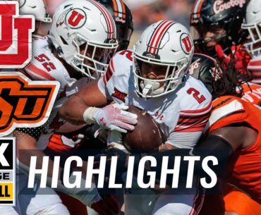 No. 12 Utah Utes vs. No. 14 Oklahoma State Cowboys Highlights | FOX College Football