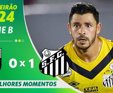 BOTAFOGO-SP 0 X 1 SANTOS | MELHORES MOMENTOS | 27ª RODADA DO BRASILEIRÃO SÉRIE B 2024 | ge.globo