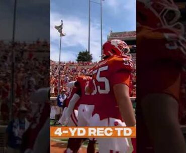 Welcome to the touchdown parade Adam 🕺#clemsonfootball #clemsontigers #clemson #collegefootball