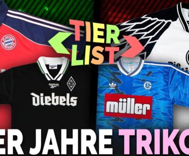 Wir ranken legendäre Trikots der 90er Jahre mit Tommi Schmitt! Calcio Berlin TIERLIST