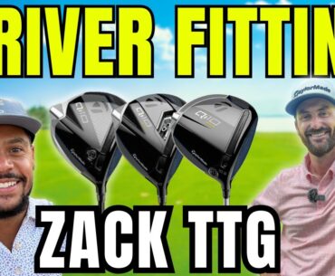 Zack TTG DRIVER FITTING!