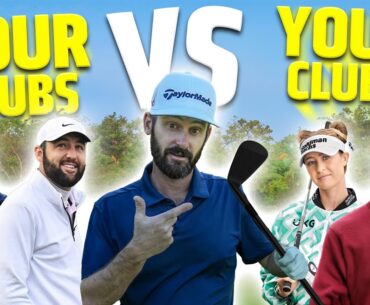 Tour Golf Clubs VS Your Golf Clubs - LIE ANGLE HACK!