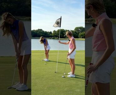 golf girls trying to break course record