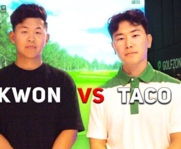 We played a Horrendous Screen Golf Match in Korea