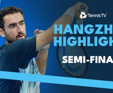 Cilic Battles Nakashima, Zhang Takes On Bu 🔥 | Hangzhou Semi-Finals Highlights