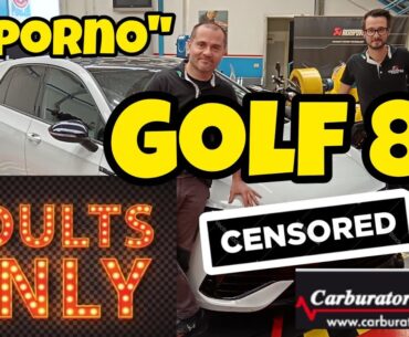 VOLKSWAGEN GOLF VIII R, LA "PORNO" GOLF ! CON MARINO E ANDREA @CARBURATORIBERGAMO