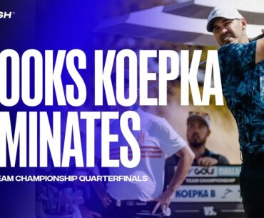 Brooks Koepka defeats Kevin Na 6&5 in Quarterfinals  | LIV Golf Team Championship Dallas