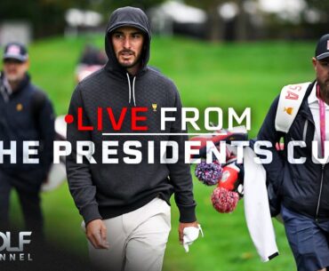 Max Homa sitting for Presidents Cup fourball matches | Live From the Presidents Cup | Golf Channel