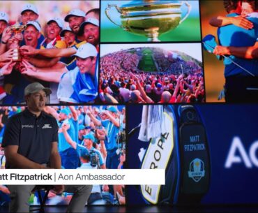 Ryder Cup Year to Go x Aon Ambassador Matt Fitzpatrick