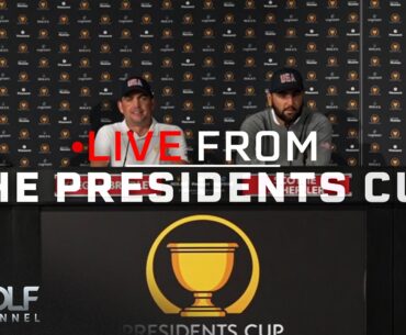 Team USA speaks after sweeping Day 1 fourball | Live From the Presidents Cup | Golf Channel