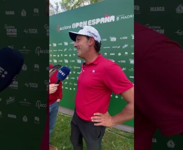 Declaraciones de Alfredo García Heredia tras la segunda ronda del ACCIONA Open de España