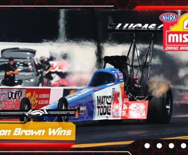 Antron Brown gets win No. 4 of the season